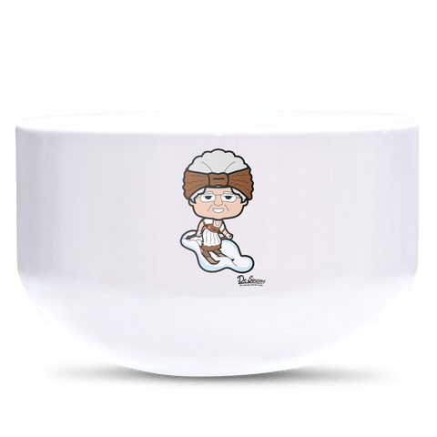 Die Oid Sinzerin Skifahrer Keramik Mueslischale Weiss 600ml Staffelberg Front