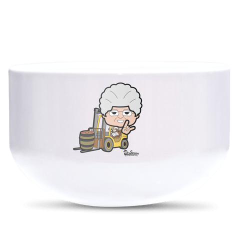 Die Oid Sinzerin Staplerfahrer Keramik Mueslischale Weiss 600ml Staffelberg Front
