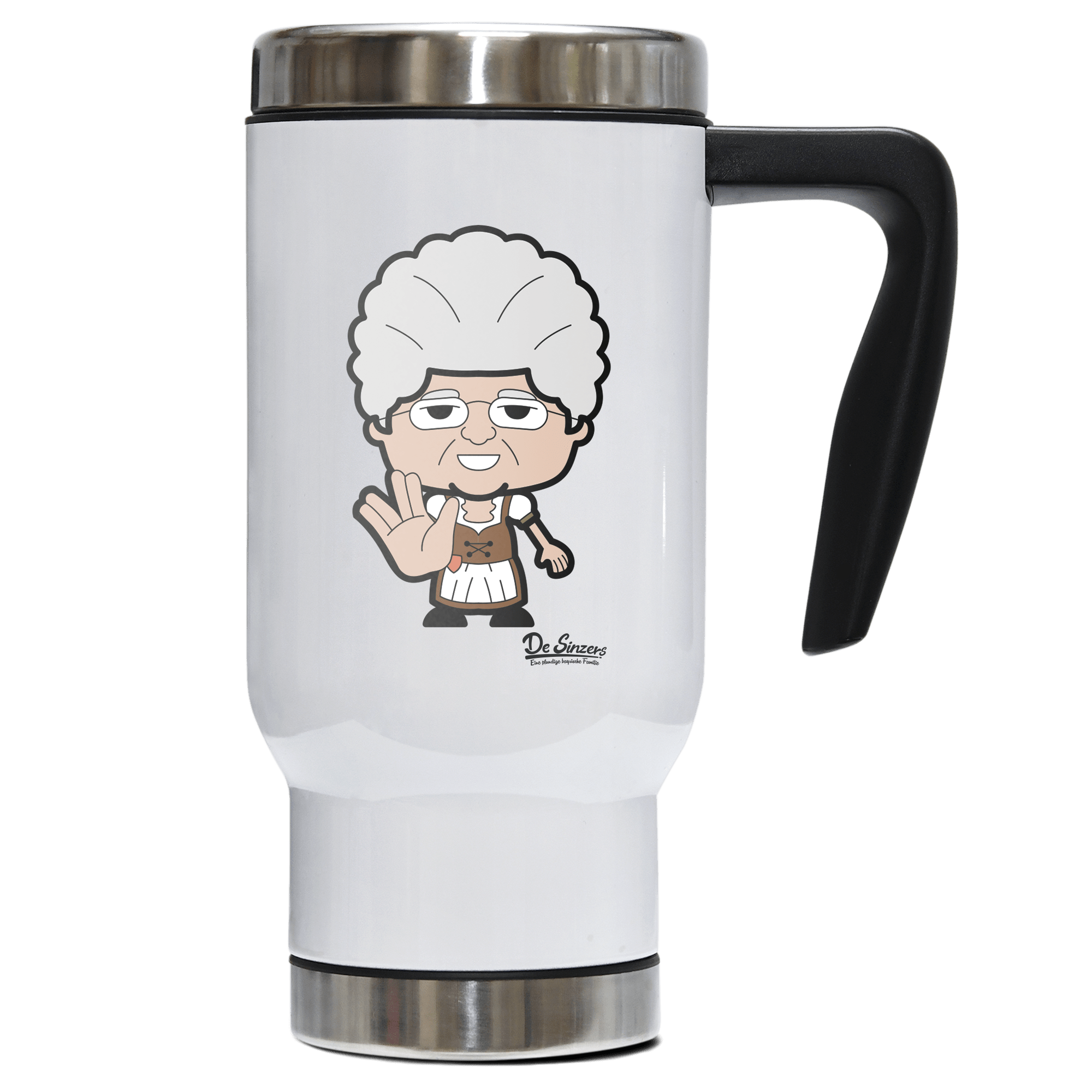 Die Oid Sinzerin Star Trek Fingers Edelstahl Thermobecher To Go 500ml Weiss Kindlwand Front