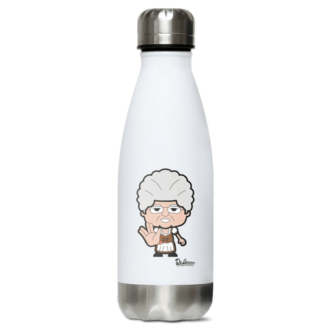 Die Oid Sinzerin Star Trek Fingers Edelstahl Thermoflasche 350ml Weiss Silber Kreuzspitze Front