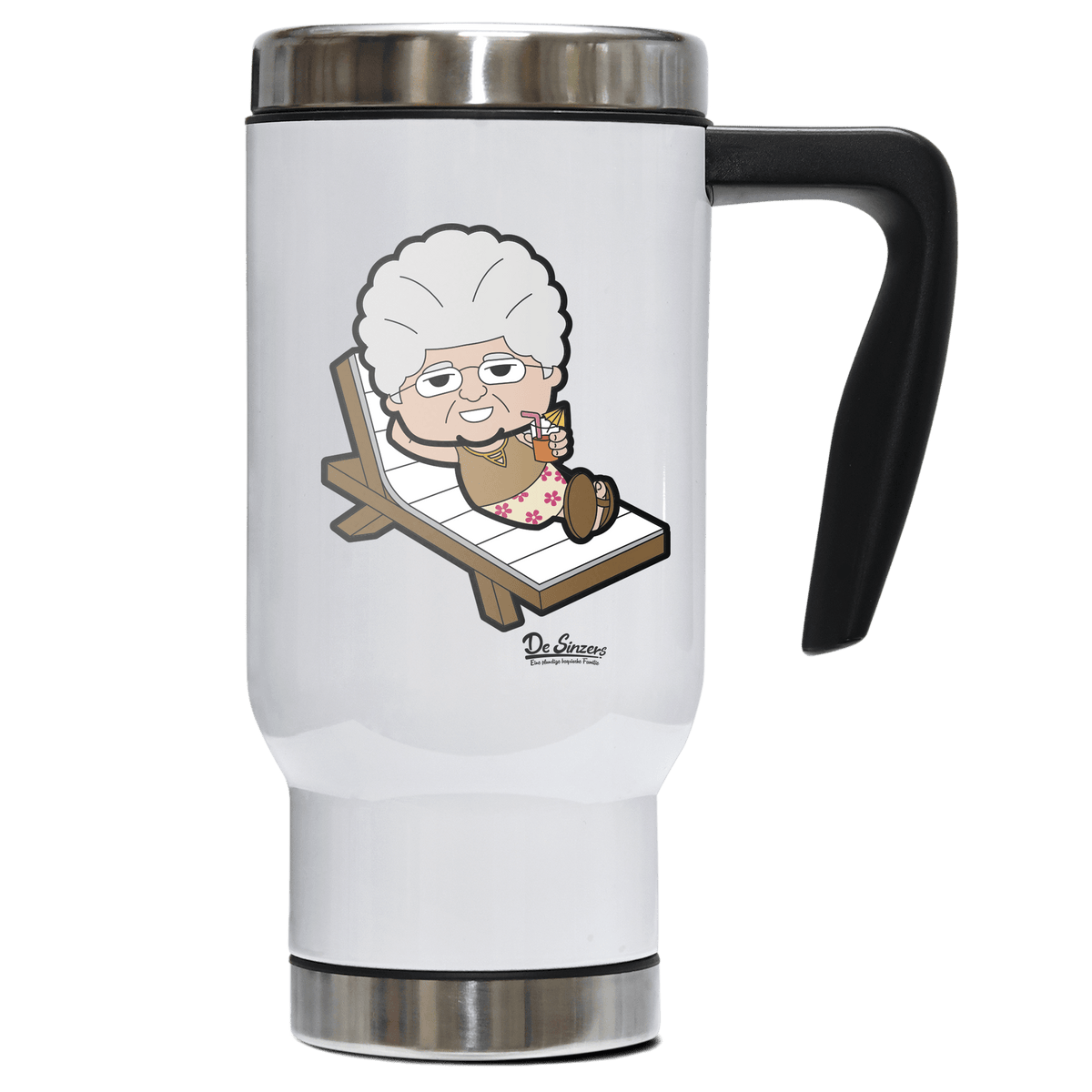Die Oid Sinzerin Summer Edition Edelstahl Thermobecher To Go 500ml Weiss Kindlwand Front