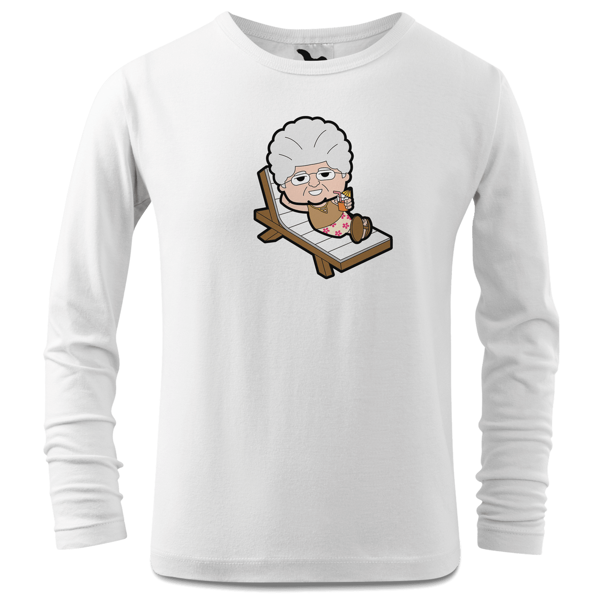 Die Oid Sinzerin Summer Edition Longsleeve Kinder Weiss Westerndorf Front