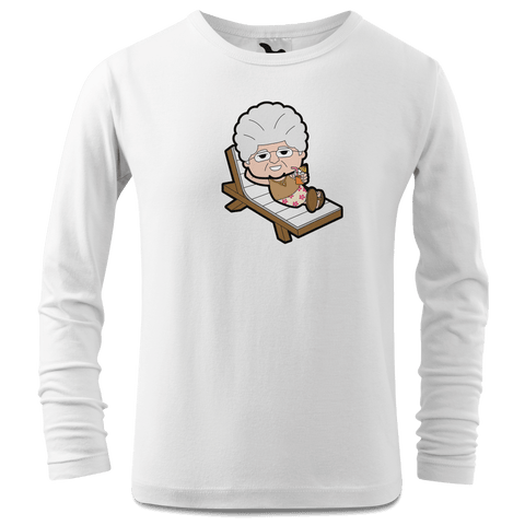 Die Oid Sinzerin Summer Edition Longsleeve Kinder Weiss Westerndorf Front
