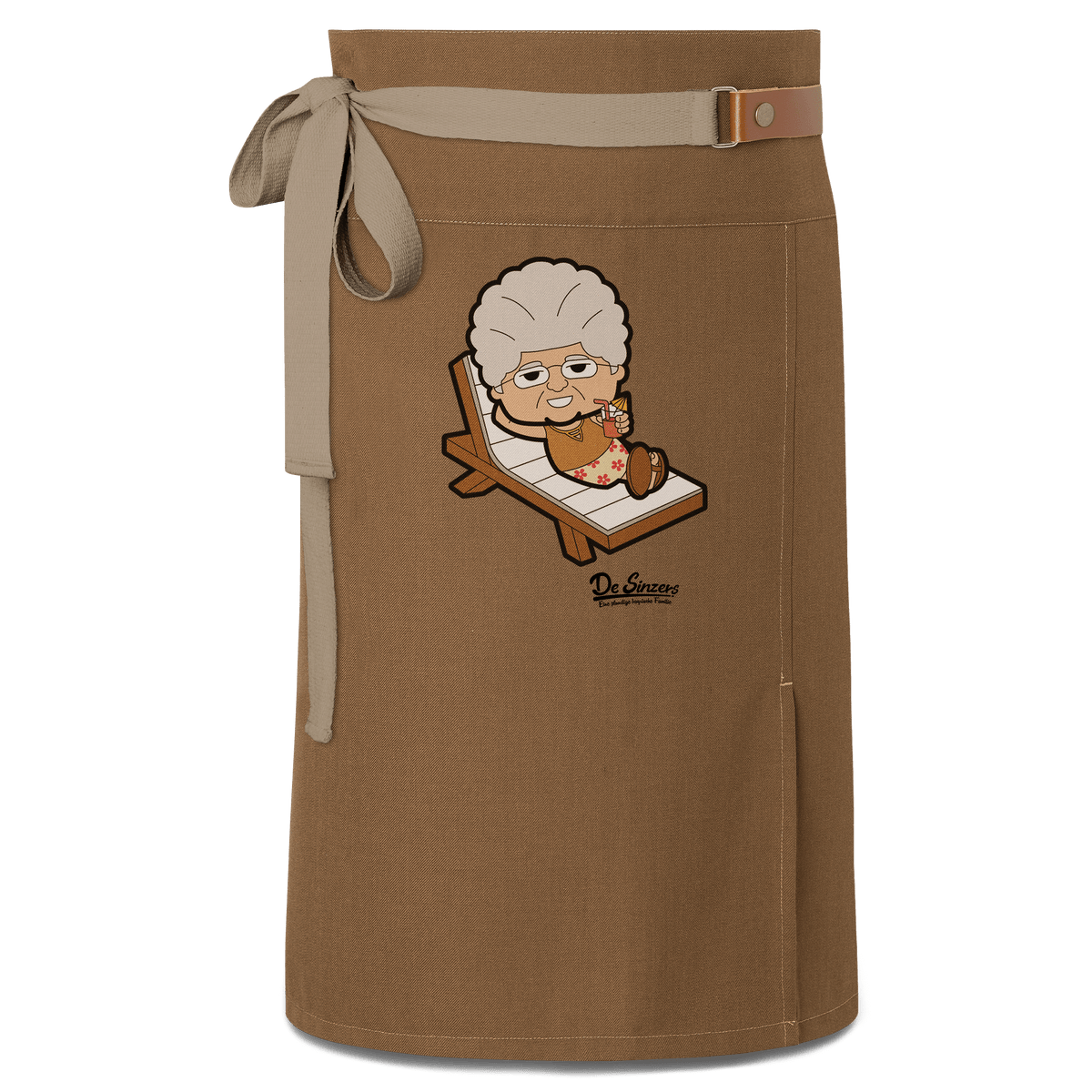 Die Oid Sinzerin Summer Edition Schuerze Vorbinder Braun Haidham Front