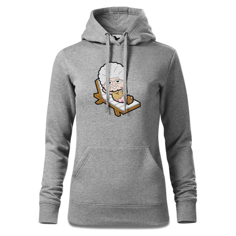 Die Oid Sinzerin Summer Edition Sweatshirt Hoody Damen Grau Meliert Kieling Front