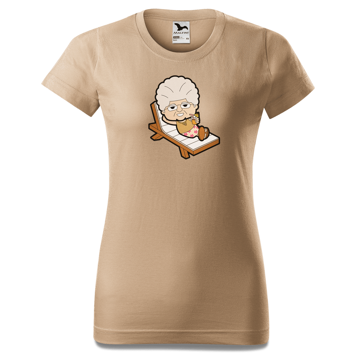Die Oid Sinzerin Summer Edition T Shirt Damen Sand Entleiten Front