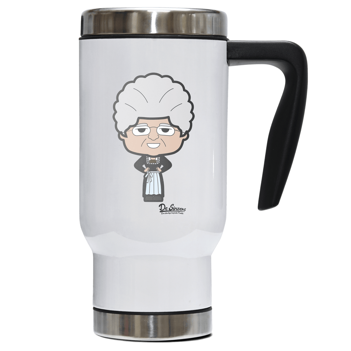Die Oid Sinzerin Trachtenverein Edelstahl Thermobecher To Go 500ml Weiss Kindlwand Front