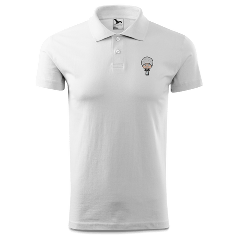 Die Oid Sinzerin Trachtenverein Polo Shirt Herren Weiss Murnau Front