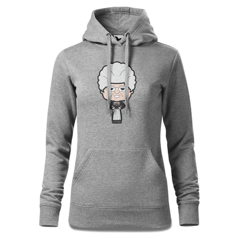 Die Oid Sinzerin Trachtenverein Sweatshirt Hoody Damen Grau Meliert Kieling Front