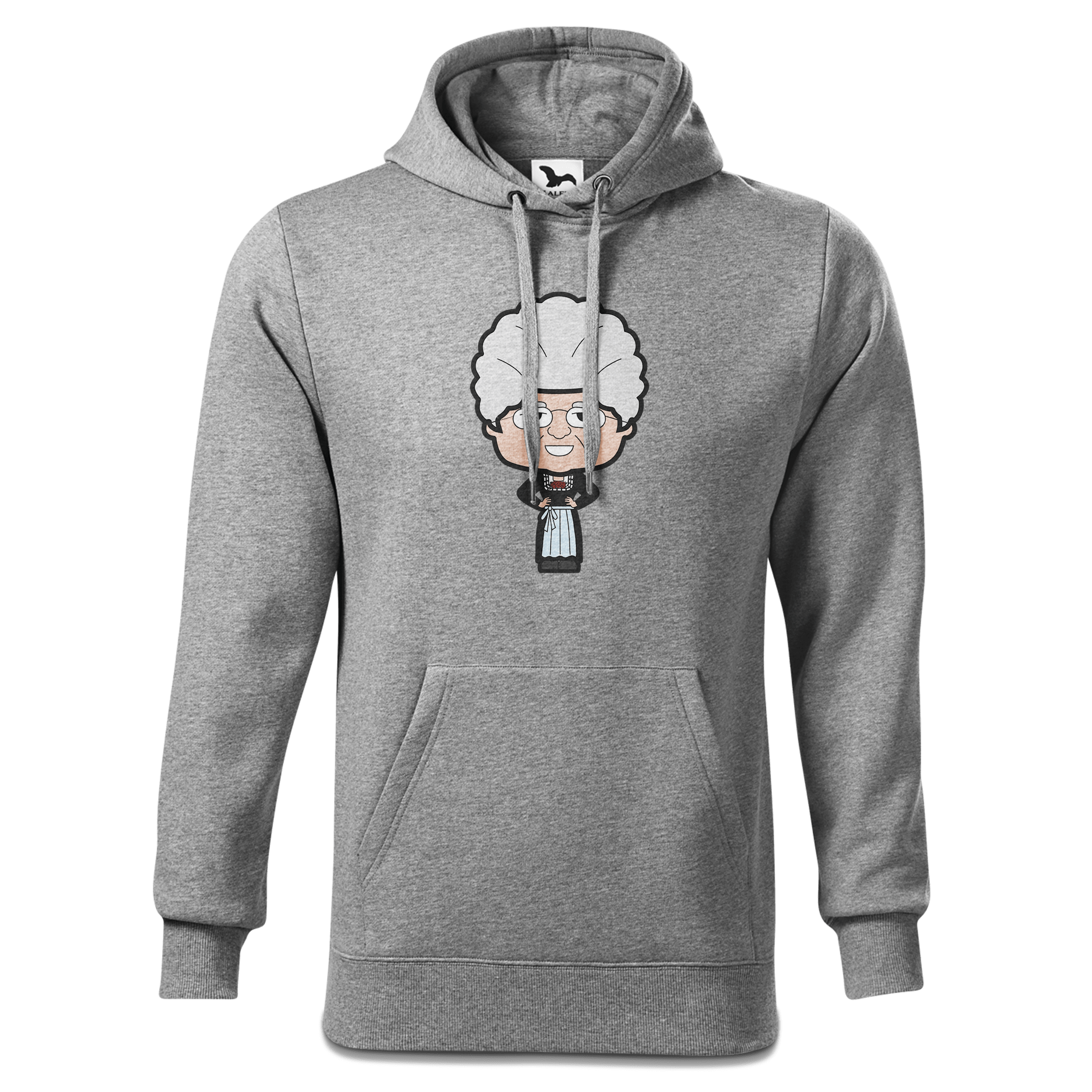 Die Oid Sinzerin Trachtenverein Sweatshirt Hoody Herren Grau Meliert Pulvermuehle Front