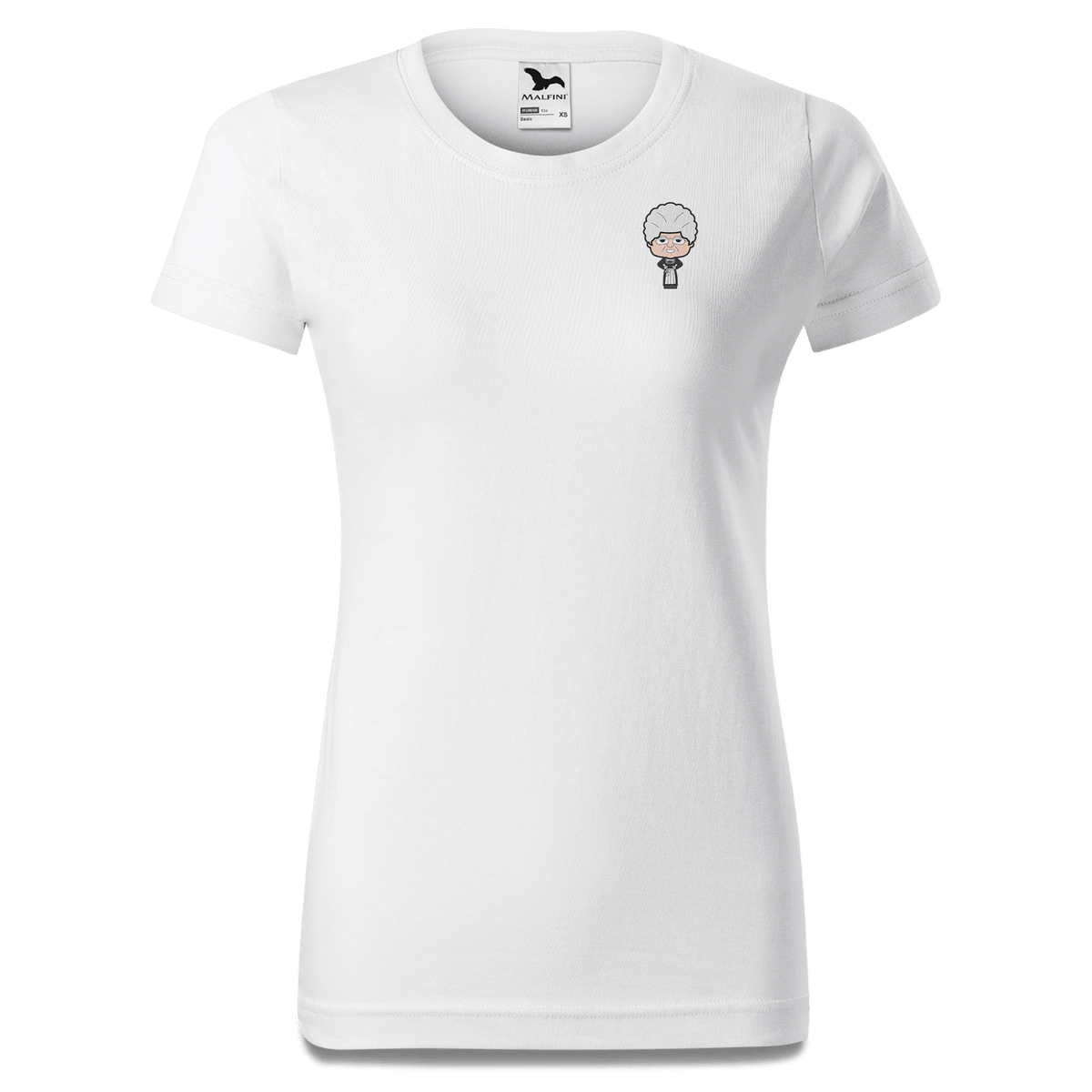 Die Oid Sinzerin Trachtenverein T Shirt Damen Weiss Kragling Front