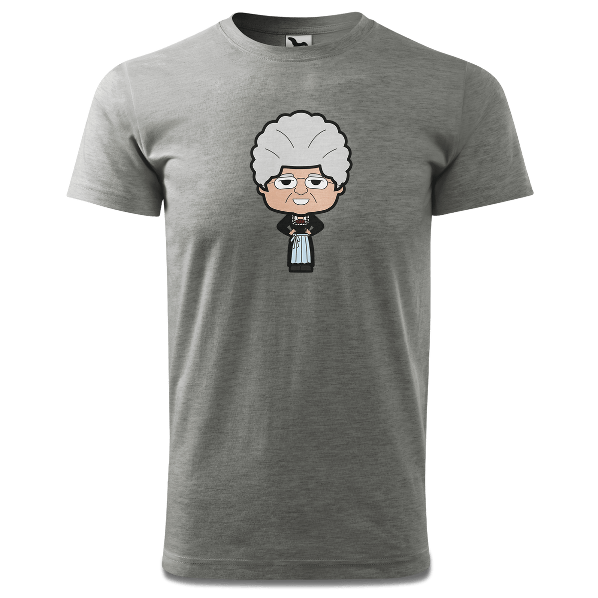 Die Oid Sinzerin Trachtenverein T Shirt Herren Grau Meliert Hofau Front