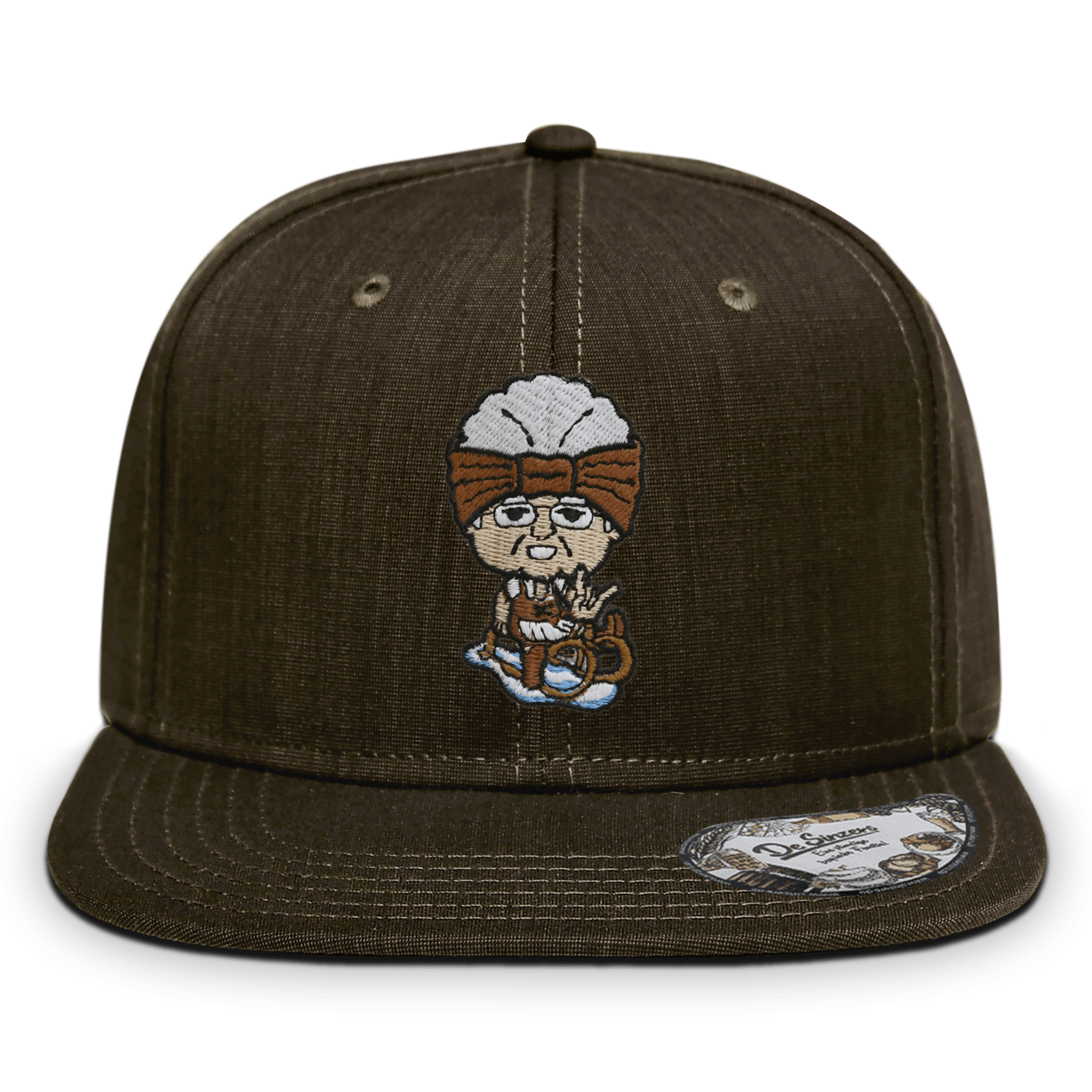 Die Oid Sinzerin Winter Edition Cap Erwachsene Braun Meliert Baierbach Front