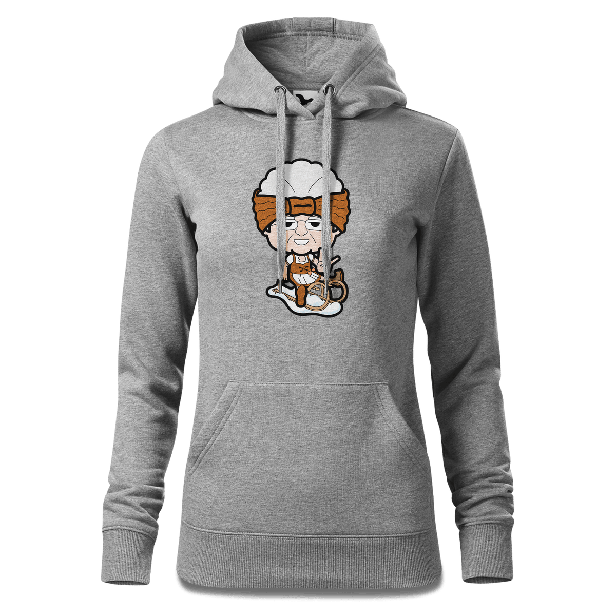 Die Oid Sinzerin Winter Edition Sweatshirt Hoody Damen Grau Meliert Kieling Front