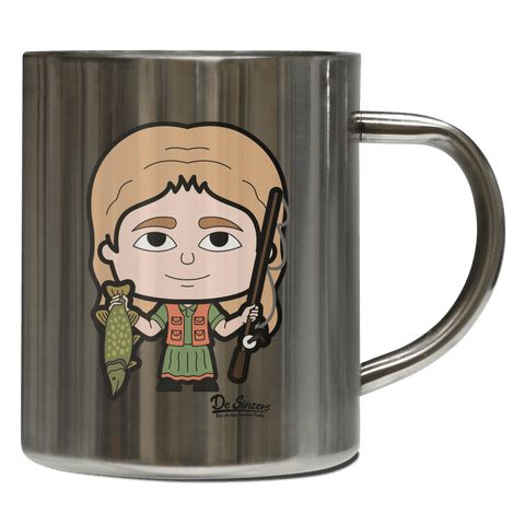 Die Sinzerin Angler Edelstahl Kaffeetasse 400ml Grosser Arber Front