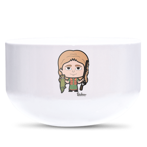 Die Sinzerin Angler Keramik Mueslischale Weiss 600ml Staffelberg Front