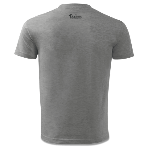 Die Sinzerin Angler T Shirt Kinder Grau Meliert Finkenweg Back