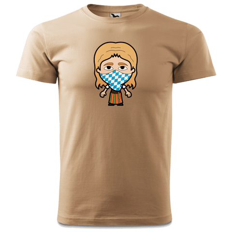 Die Sinzerin Bayrisches Mundtuch T Shirt Herren Sand Hofmuehle Front