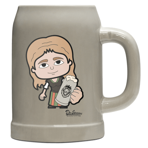 Die Sinzerin Bier Bierkrug 500ml Grau Watzmann Front