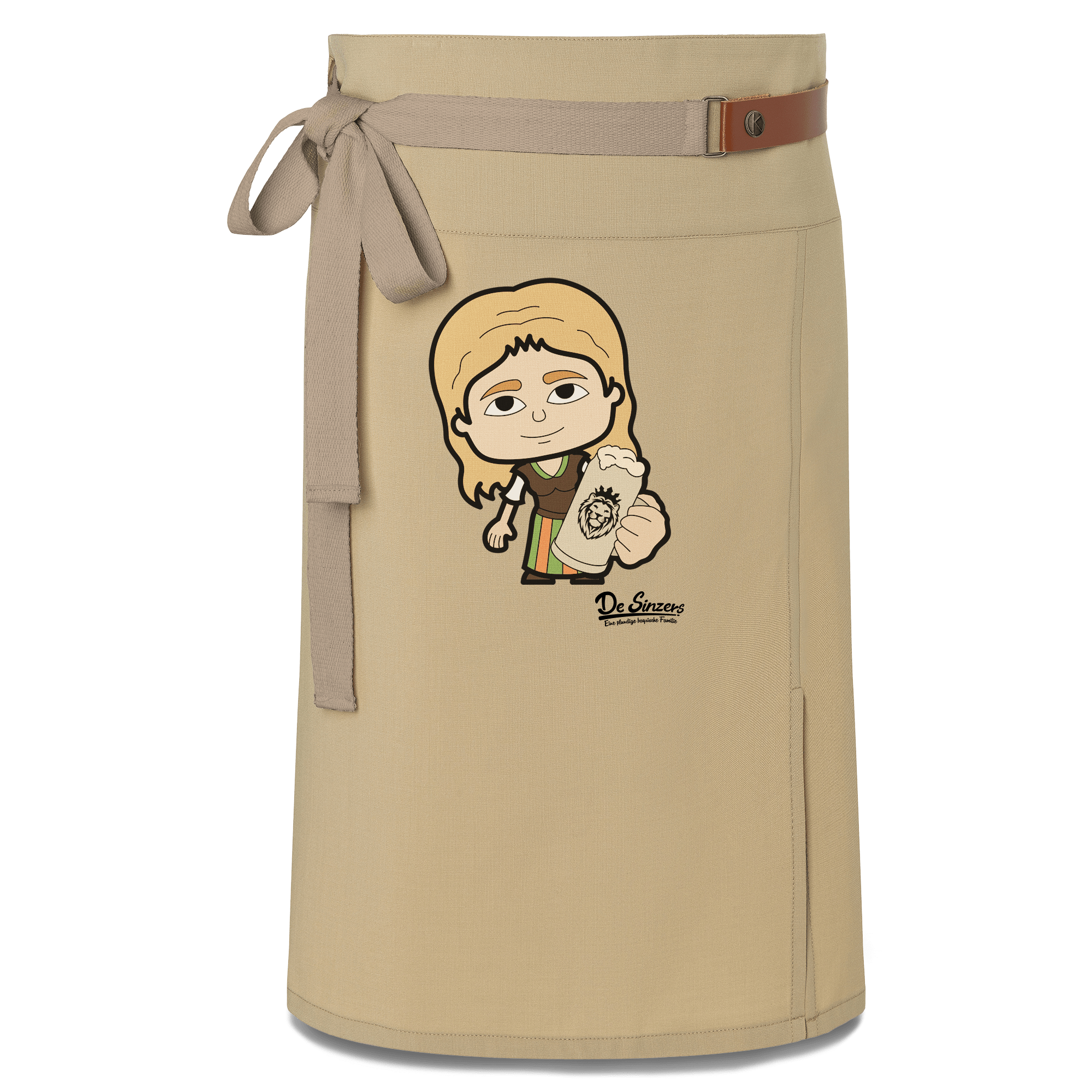 Die Sinzerin Bier Schuerze Vorbinder Sand Nendlberg Front