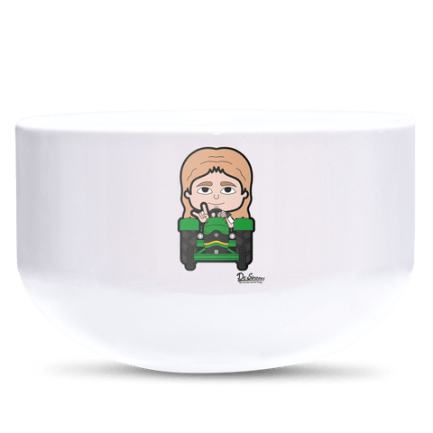 Die Sinzerin Bulldog Keramik Mueslischale Weiss 600ml Staffelberg Front