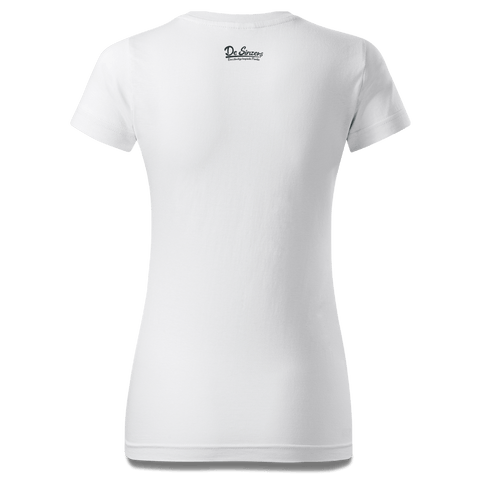 Die Sinzerin Goasslschnoizer T Shirt Damen Weiss Kragling Back
