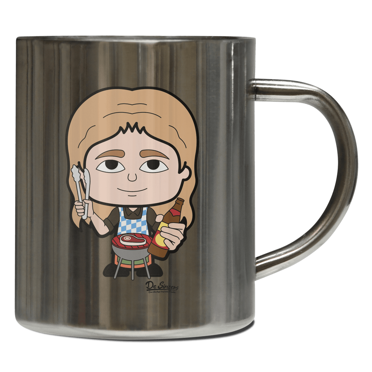 Die Sinzerin Griller Edelstahl Kaffeetasse 400ml Grosser Arber Front