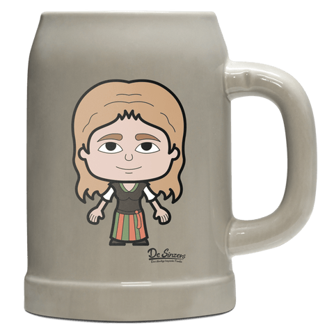 Die Sinzerin Grundfiguren Bierkrug 500ml Grau Watzmann Front