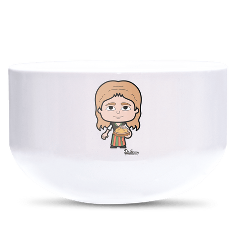 Die Sinzerin Leberkassemmel Keramik Mueslischale Weiss 600ml Staffelberg Front