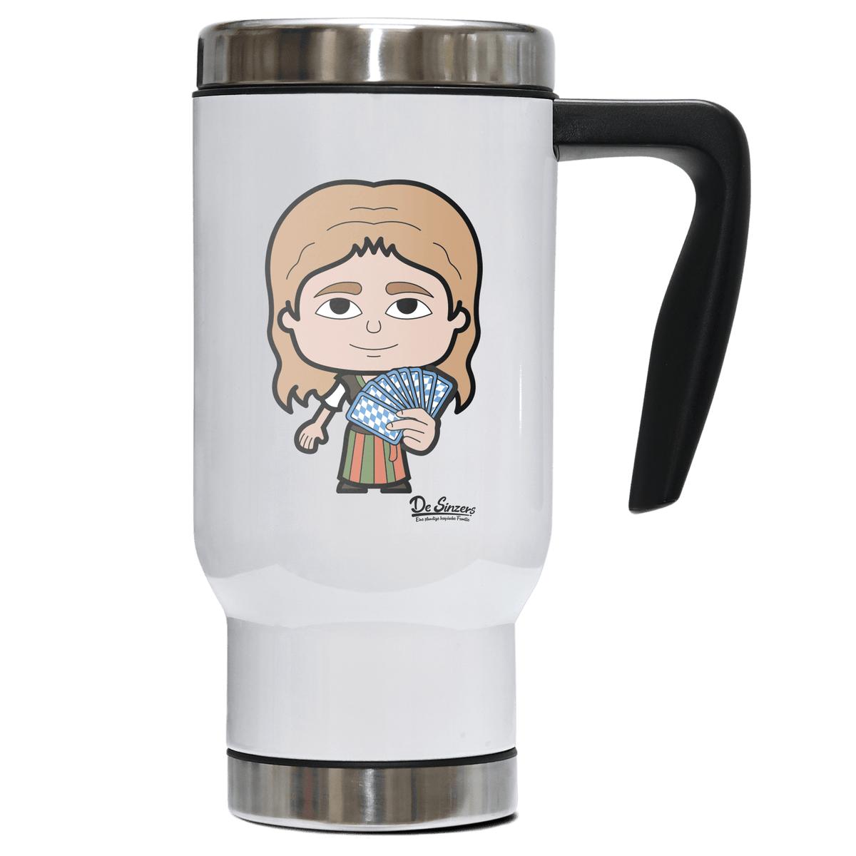 Die Sinzerin Schafkopfen Edelstahl Thermobecher To Go 500ml Weiss Kindlwand Front