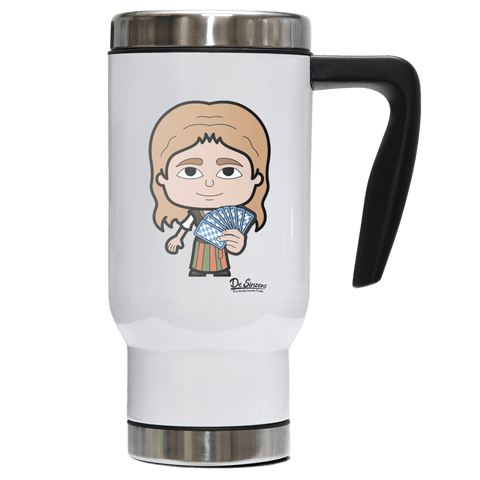 Die Sinzerin Schafkopfen Edelstahl Thermobecher To Go 500ml Weiss Kindlwand Front