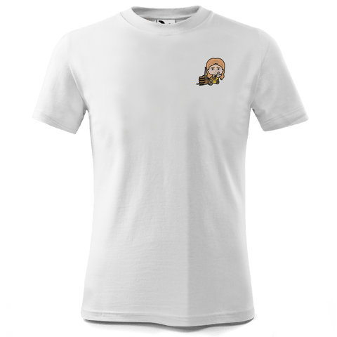 Die Sinzerin Staplerfahrer T Shirt Kinder Weiss Wendlerweg Front