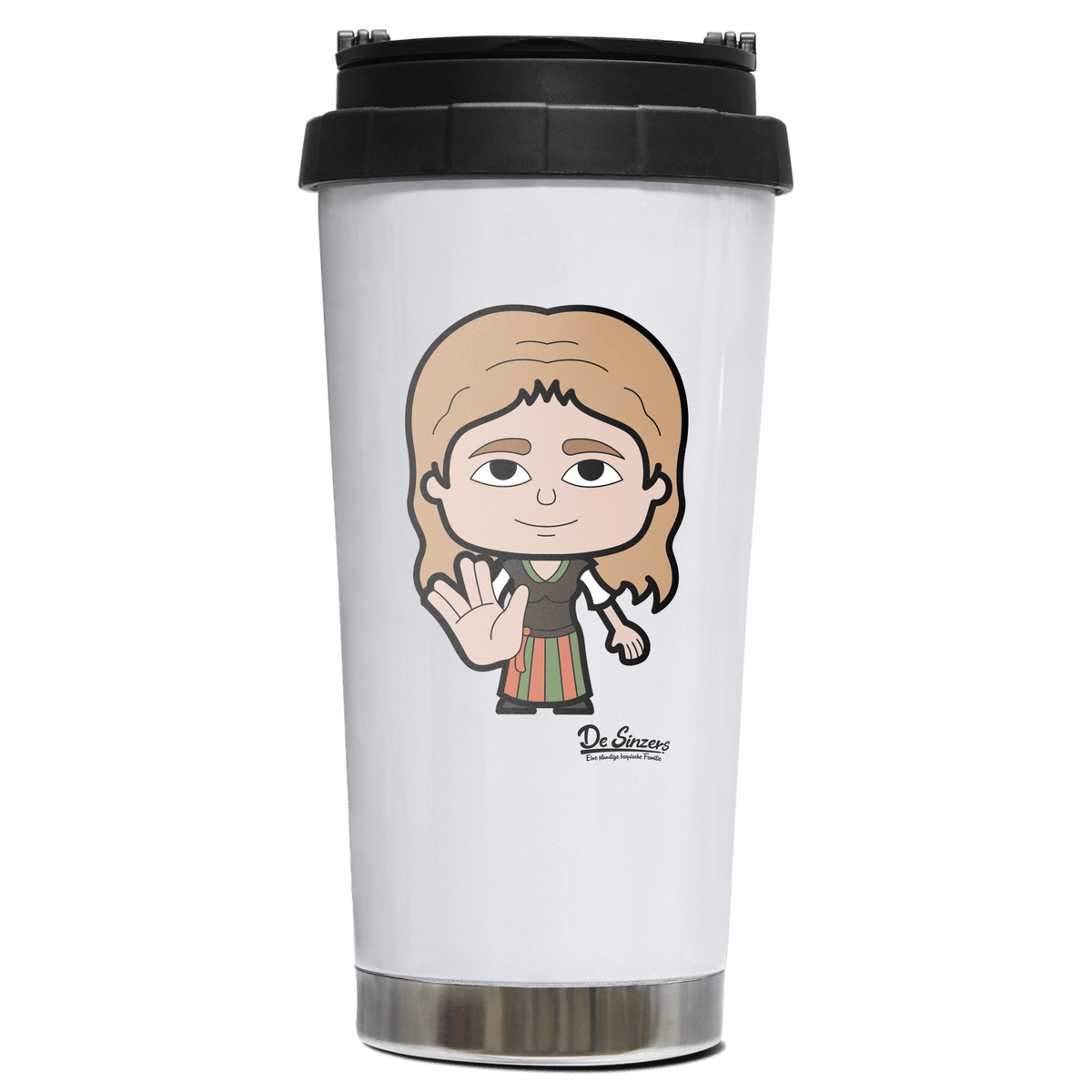 Die Sinzerin Star Trek Fingers Edelstahl Trinkbecher To Go 470ml Weiss Wildbarren Front