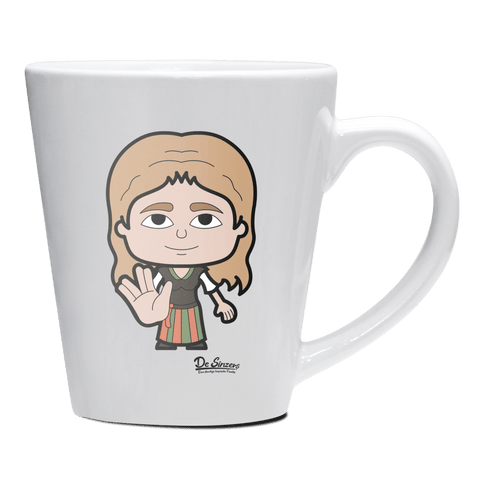 Die Sinzerin Star Trek Fingers Keramik Kaffeetasse 200ml Weiss Herzogstand Front