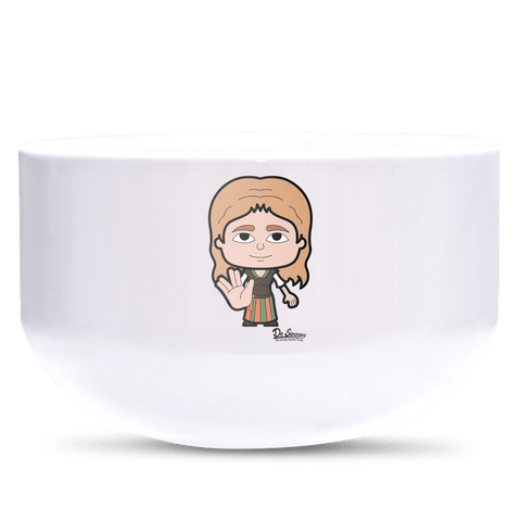 Die Sinzerin Star Trek Fingers Keramik Mueslischale Weiss 600ml Staffelberg Front