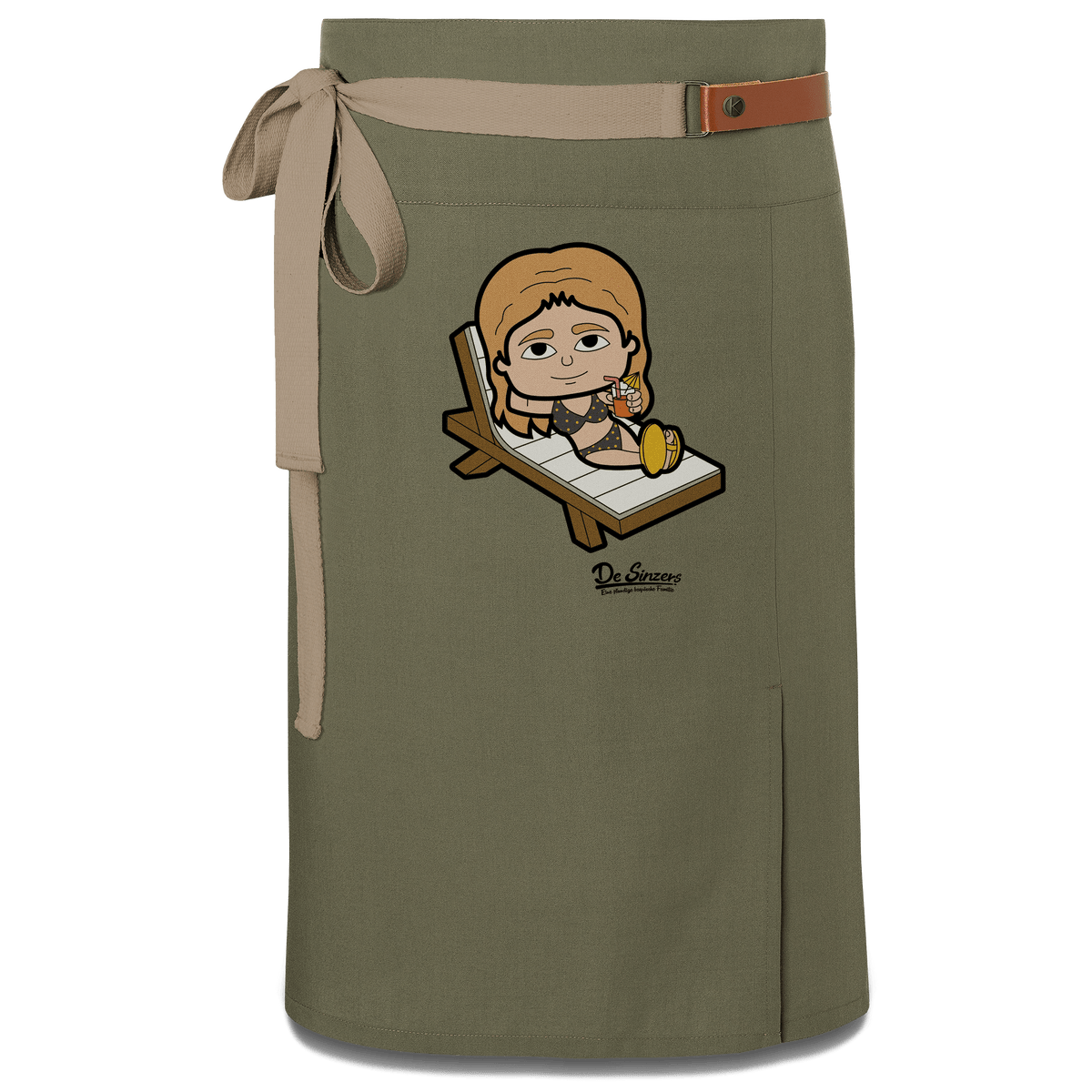 Die Sinzerin Summer Edition Schuerze Vorbinder Gruen Langhausen Front