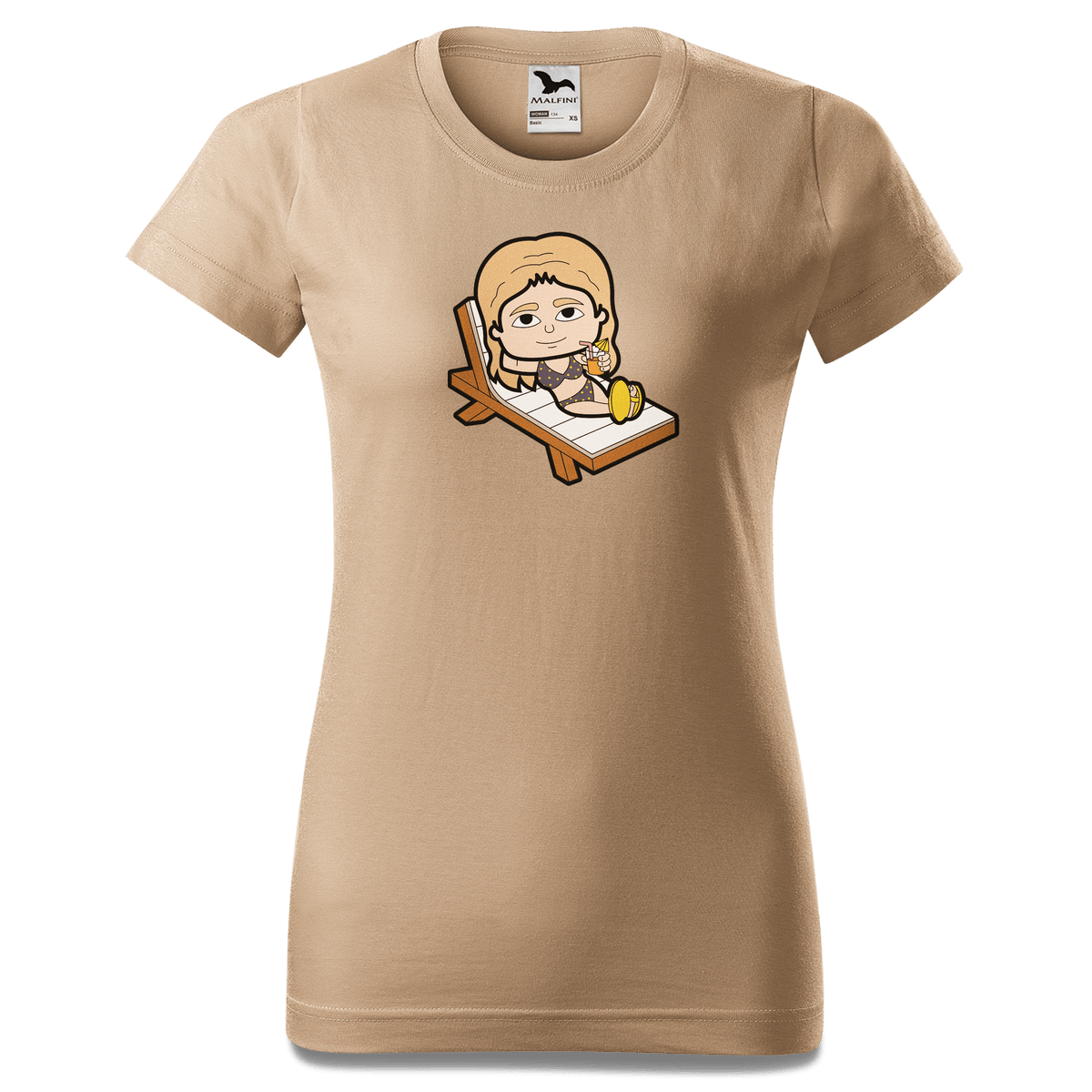 Die Sinzerin Summer Edition T Shirt Damen Sand Entleiten Front