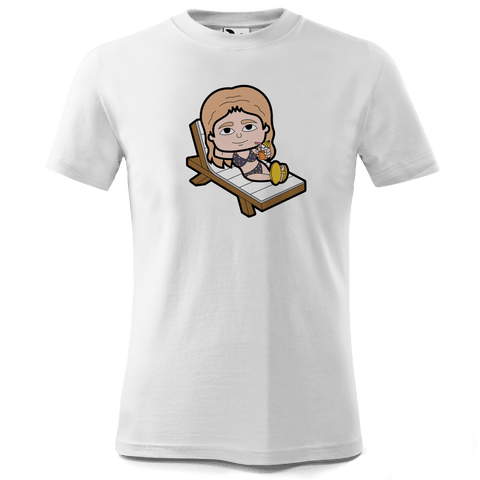 Die Sinzerin Summer Edition T Shirt Kinder Weiss Seilbahnweg Front