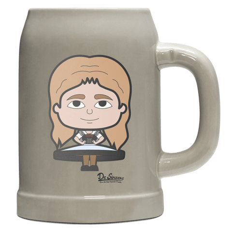 Die Sinzerin Trachtenverein Bierkrug 500ml Grau Watzmann Front