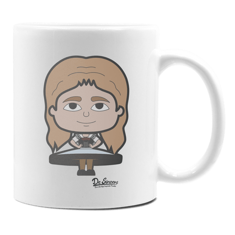 Die Sinzerin Trachtenverein Keramik Kaffeetasse 330ml Weiss Rampoldplatte Front