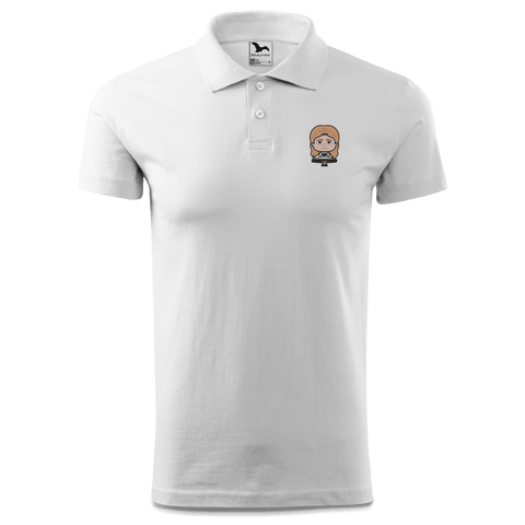 Die Sinzerin Trachtenverein Polo Shirt Herren Weiss Murnau Front