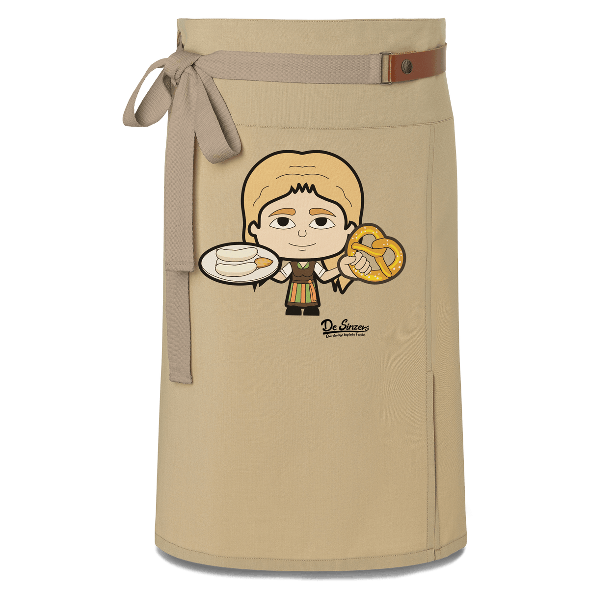 Die Sinzerin Weisswurscht und Brezn Schuerze Vorbinder Sand Nendlberg Front