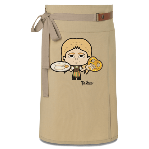 Die Sinzerin Weisswurscht und Brezn Schuerze Vorbinder Sand Nendlberg Front