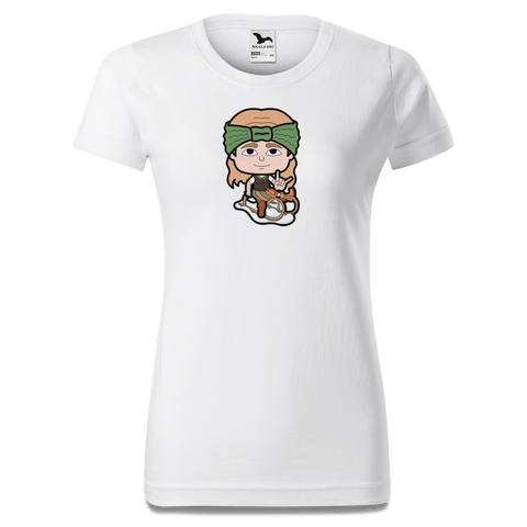 Die Sinzerin Winter Edition T Shirt Damen Weiss Gehering Front